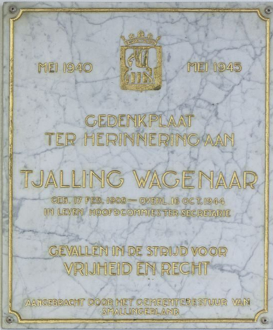 Afbeelding 4.1. Tjalling Wagenaar