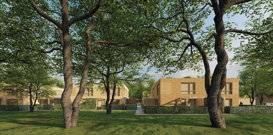 Impressie woningbouw De Zanding, Drachten