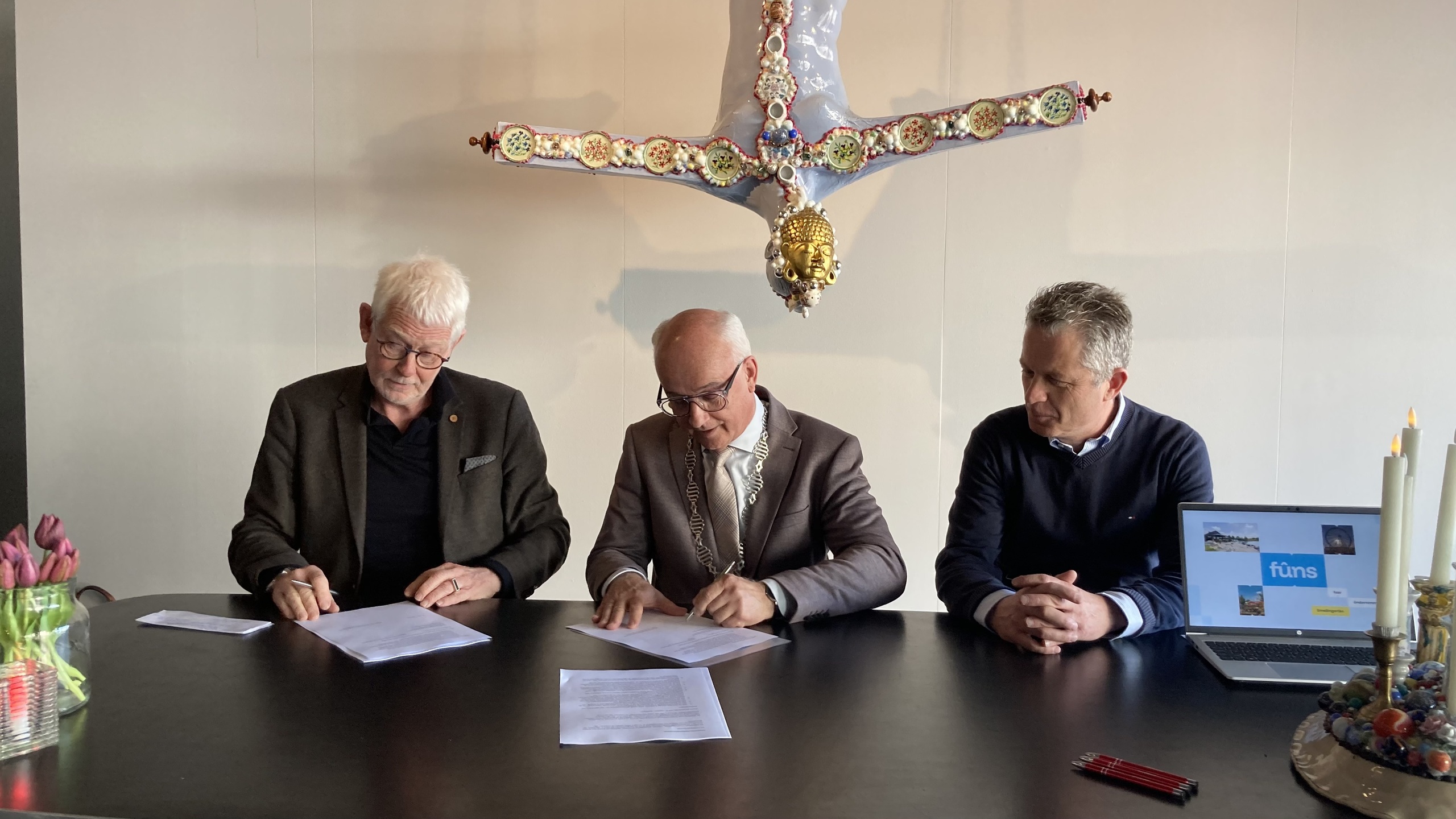 016 Ondertekening samenwerkingsconvenant Ondernemersfonds Smallingerland