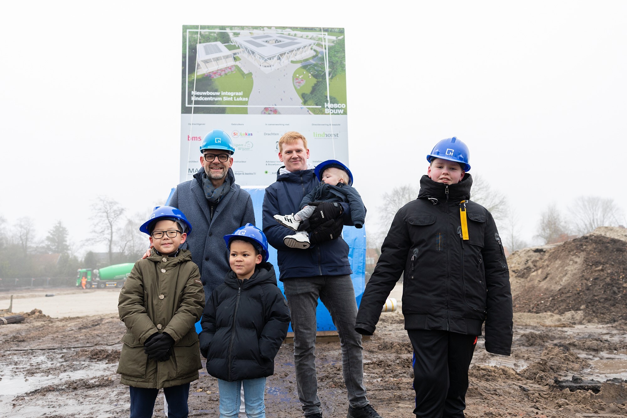 Onthulling Bouwbord IKC St. Lucas